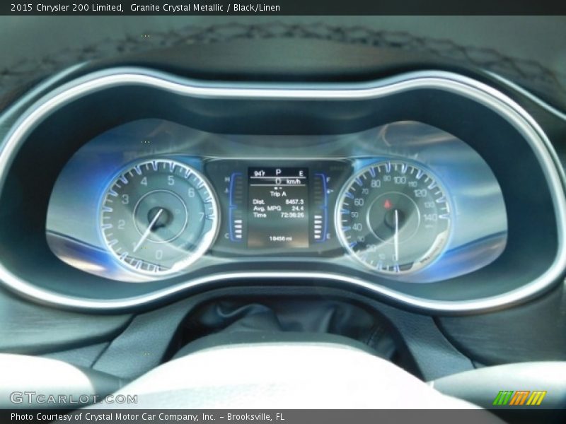Granite Crystal Metallic / Black/Linen 2015 Chrysler 200 Limited