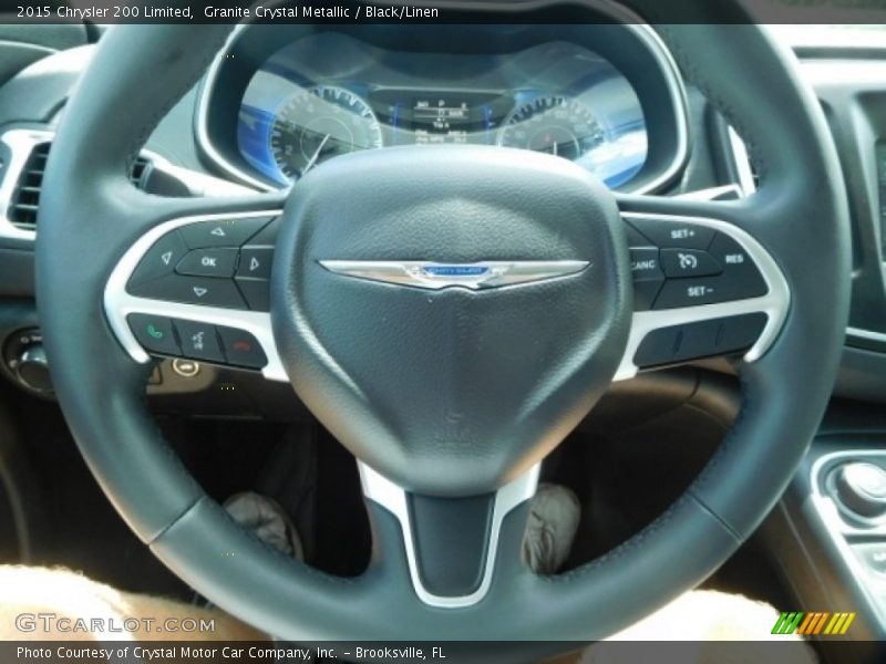 Granite Crystal Metallic / Black/Linen 2015 Chrysler 200 Limited