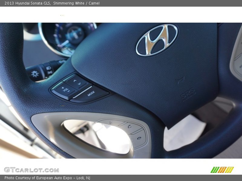 Shimmering White / Camel 2013 Hyundai Sonata GLS