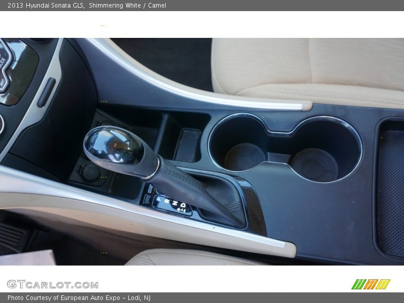 Shimmering White / Camel 2013 Hyundai Sonata GLS