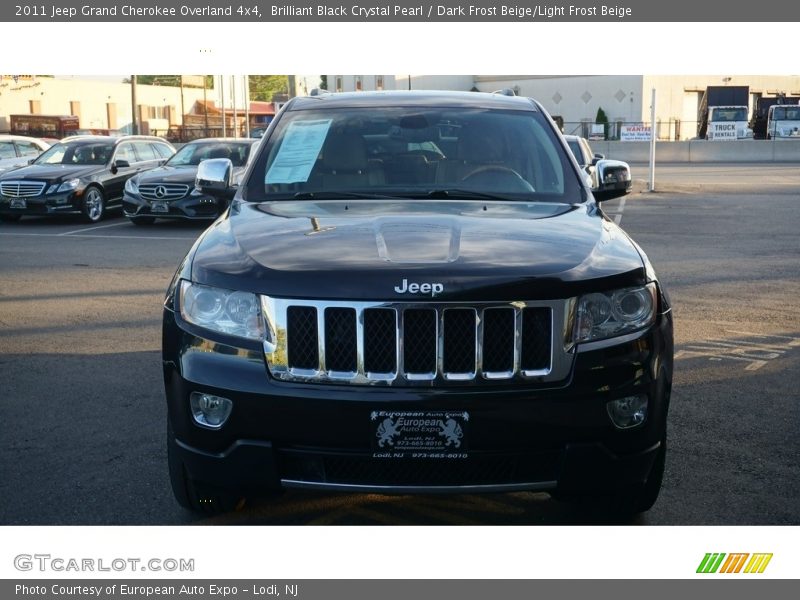 Brilliant Black Crystal Pearl / Dark Frost Beige/Light Frost Beige 2011 Jeep Grand Cherokee Overland 4x4