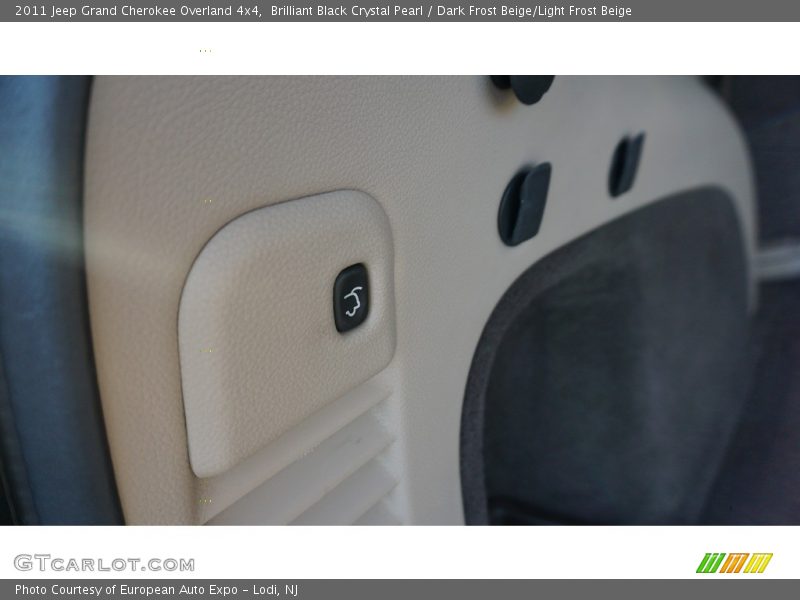 Brilliant Black Crystal Pearl / Dark Frost Beige/Light Frost Beige 2011 Jeep Grand Cherokee Overland 4x4