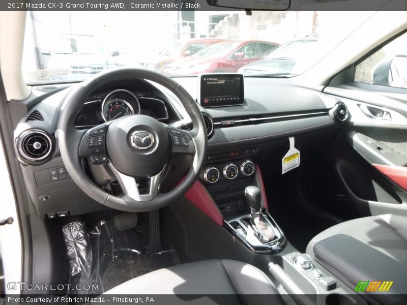Ceramic Metallic / Black 2017 Mazda CX-3 Grand Touring AWD