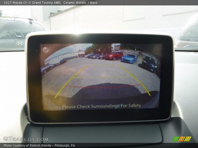 Ceramic Metallic / Black 2017 Mazda CX-3 Grand Touring AWD