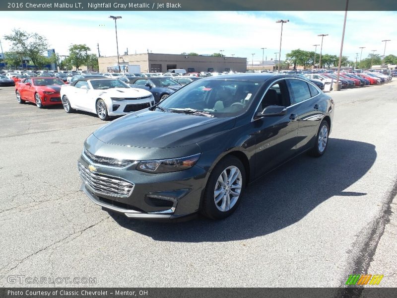 Nightfall Gray Metallic / Jet Black 2016 Chevrolet Malibu LT