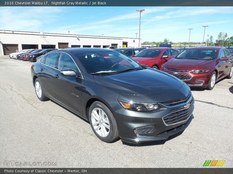 Nightfall Gray Metallic / Jet Black 2016 Chevrolet Malibu LT