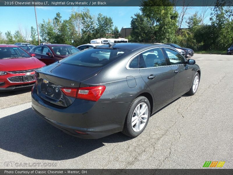 Nightfall Gray Metallic / Jet Black 2016 Chevrolet Malibu LT