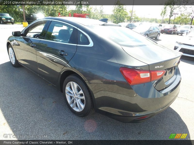 Nightfall Gray Metallic / Jet Black 2016 Chevrolet Malibu LT