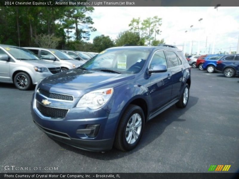 Atlantis Blue Metallic / Light Titanium/Jet Black 2014 Chevrolet Equinox LT