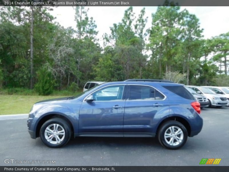 Atlantis Blue Metallic / Light Titanium/Jet Black 2014 Chevrolet Equinox LT