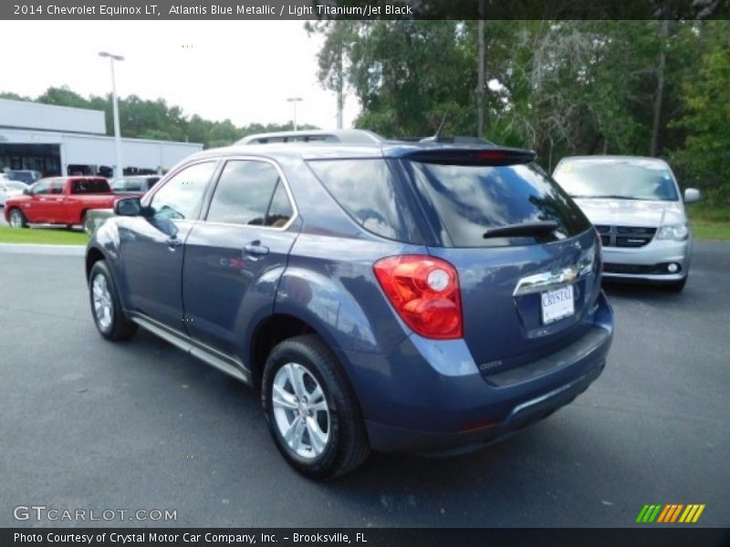 Atlantis Blue Metallic / Light Titanium/Jet Black 2014 Chevrolet Equinox LT