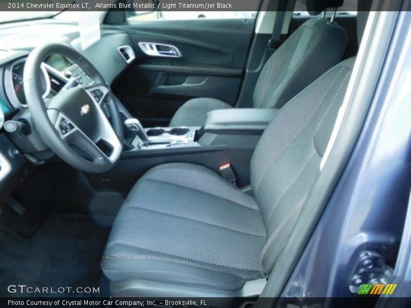 Atlantis Blue Metallic / Light Titanium/Jet Black 2014 Chevrolet Equinox LT