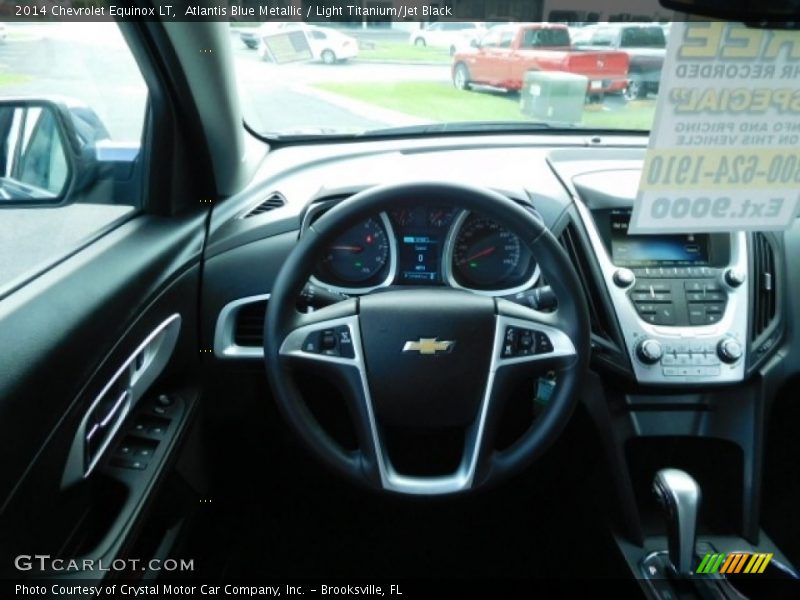 Atlantis Blue Metallic / Light Titanium/Jet Black 2014 Chevrolet Equinox LT