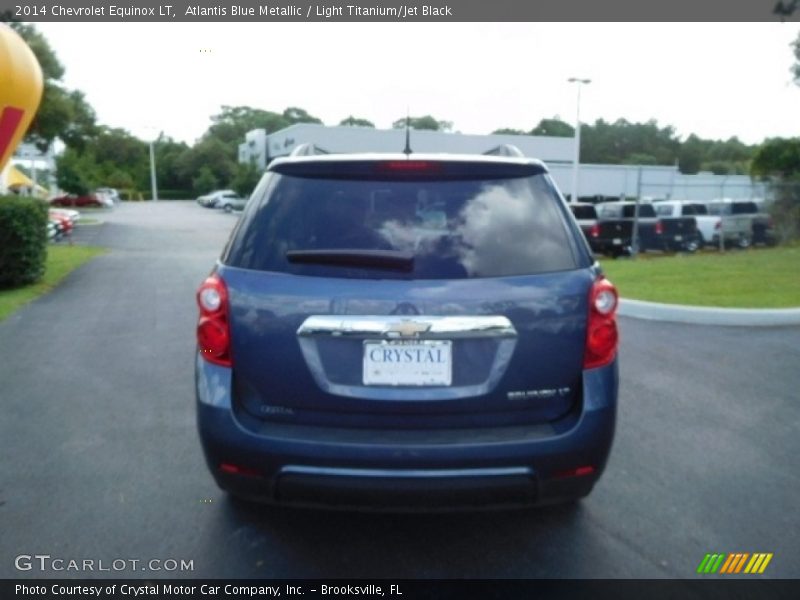 Atlantis Blue Metallic / Light Titanium/Jet Black 2014 Chevrolet Equinox LT