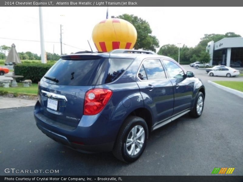 Atlantis Blue Metallic / Light Titanium/Jet Black 2014 Chevrolet Equinox LT