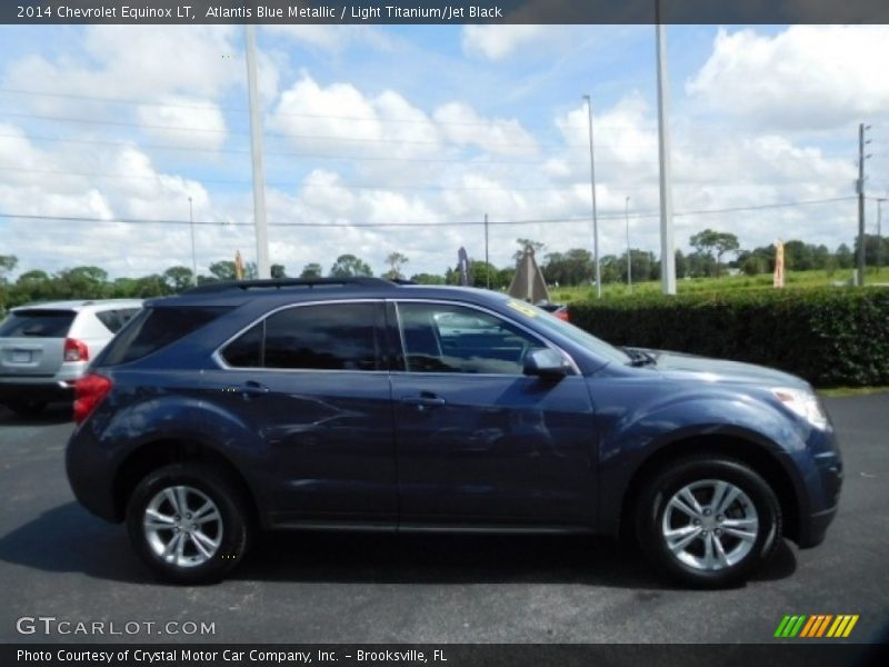 Atlantis Blue Metallic / Light Titanium/Jet Black 2014 Chevrolet Equinox LT