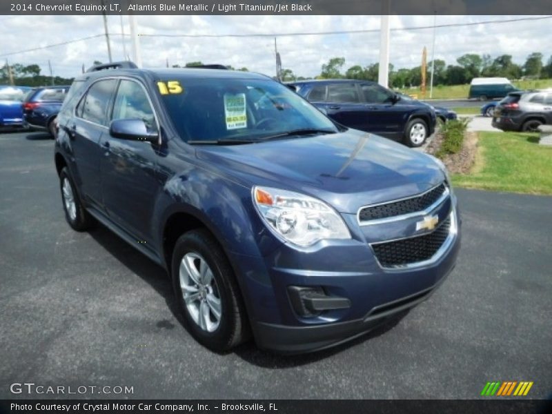Atlantis Blue Metallic / Light Titanium/Jet Black 2014 Chevrolet Equinox LT