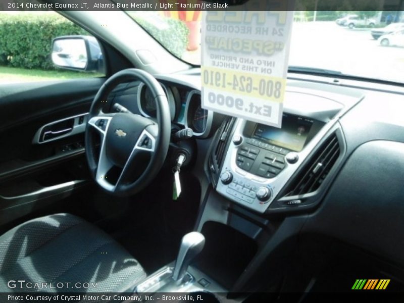 Atlantis Blue Metallic / Light Titanium/Jet Black 2014 Chevrolet Equinox LT