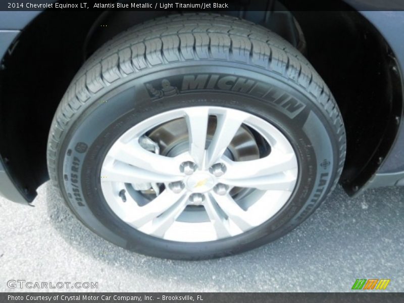Atlantis Blue Metallic / Light Titanium/Jet Black 2014 Chevrolet Equinox LT