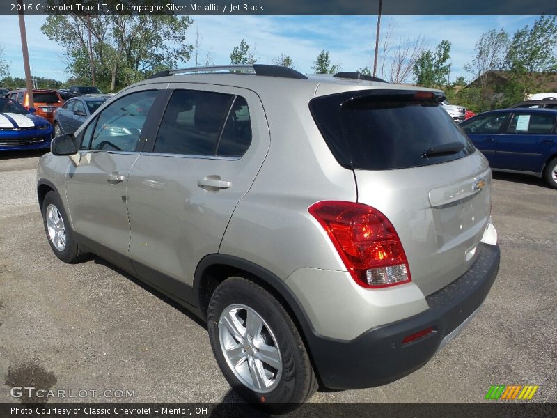 Champagne Silver Metallic / Jet Black 2016 Chevrolet Trax LT