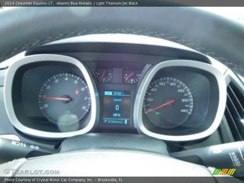 Atlantis Blue Metallic / Light Titanium/Jet Black 2014 Chevrolet Equinox LT