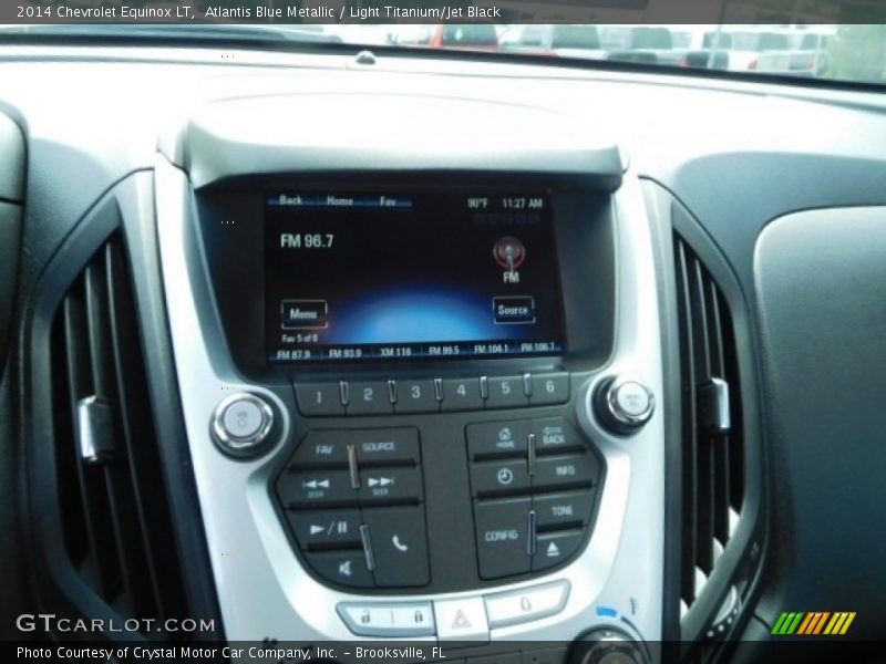 Atlantis Blue Metallic / Light Titanium/Jet Black 2014 Chevrolet Equinox LT