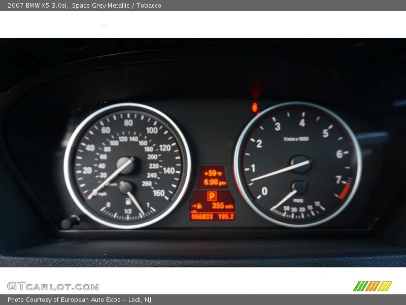 Space Grey Metallic / Tobacco 2007 BMW X5 3.0si
