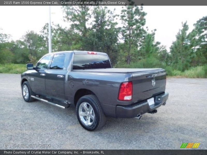 Granite Crystal Metallic / Black/Diesel Gray 2015 Ram 1500 Express Crew Cab