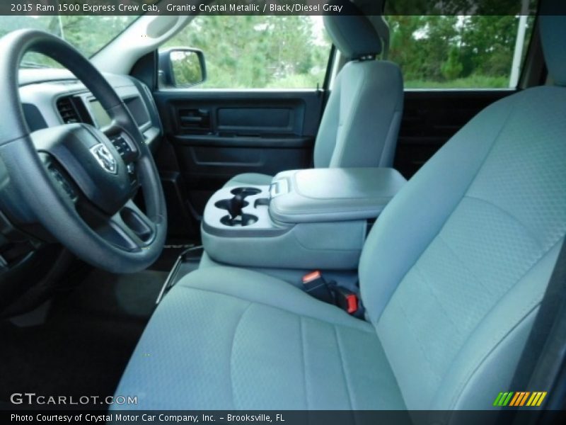 Granite Crystal Metallic / Black/Diesel Gray 2015 Ram 1500 Express Crew Cab