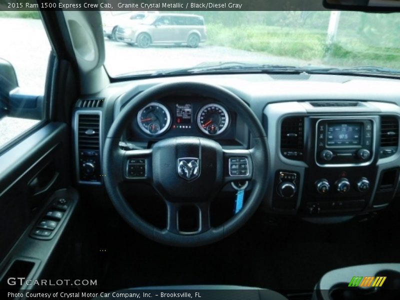 Granite Crystal Metallic / Black/Diesel Gray 2015 Ram 1500 Express Crew Cab