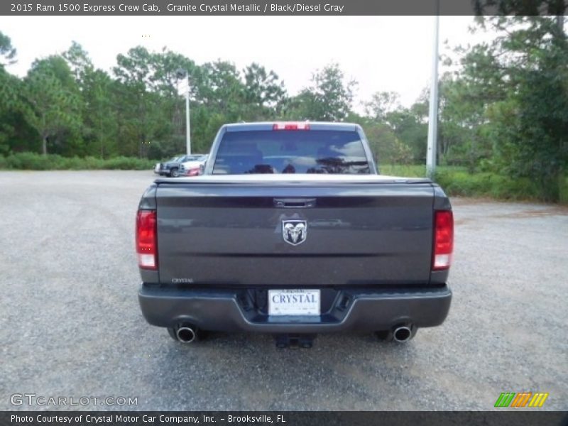 Granite Crystal Metallic / Black/Diesel Gray 2015 Ram 1500 Express Crew Cab