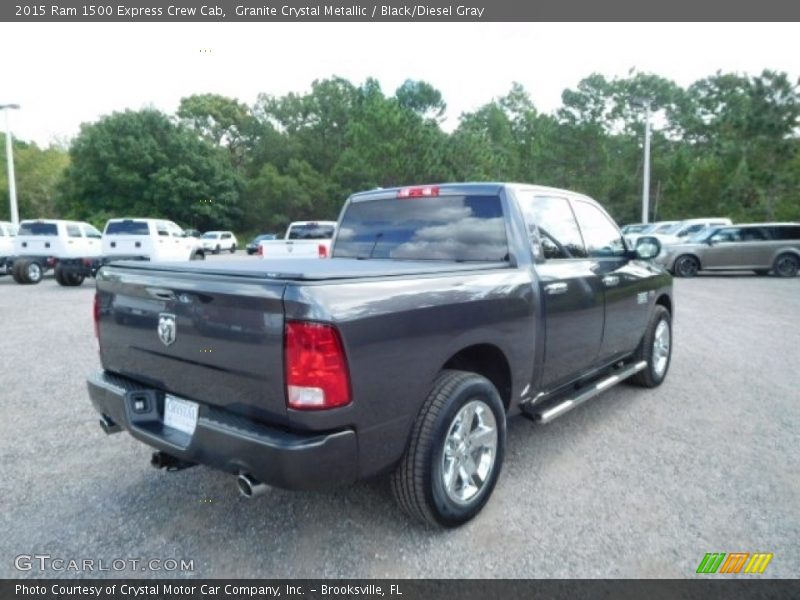 Granite Crystal Metallic / Black/Diesel Gray 2015 Ram 1500 Express Crew Cab