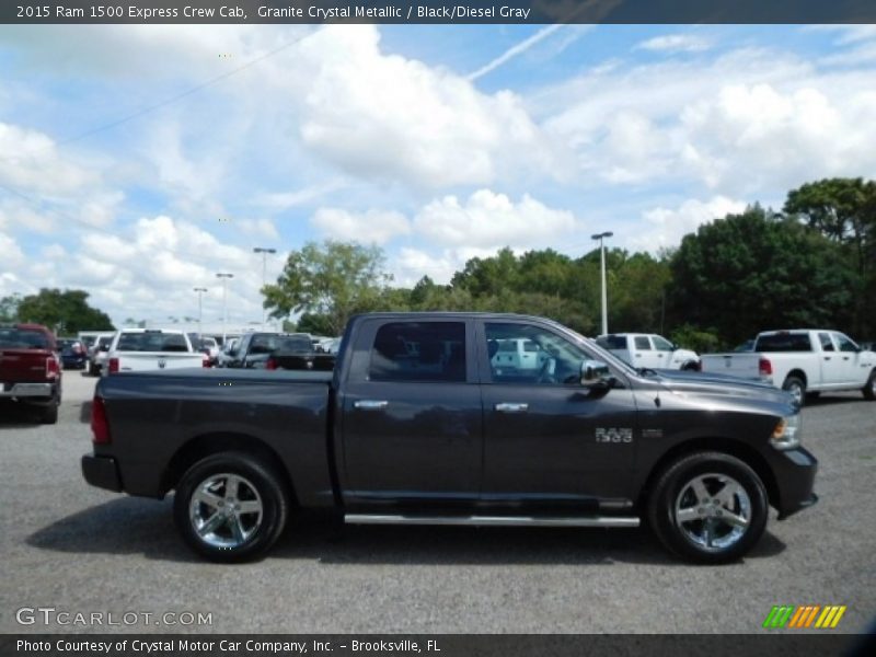 Granite Crystal Metallic / Black/Diesel Gray 2015 Ram 1500 Express Crew Cab