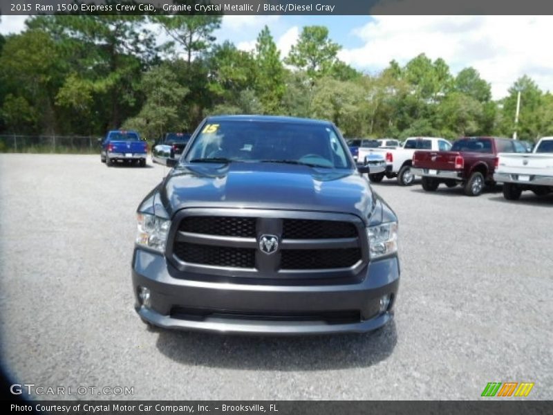 Granite Crystal Metallic / Black/Diesel Gray 2015 Ram 1500 Express Crew Cab