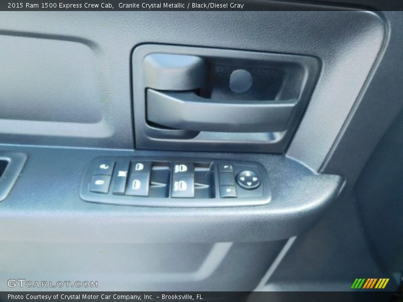 Granite Crystal Metallic / Black/Diesel Gray 2015 Ram 1500 Express Crew Cab