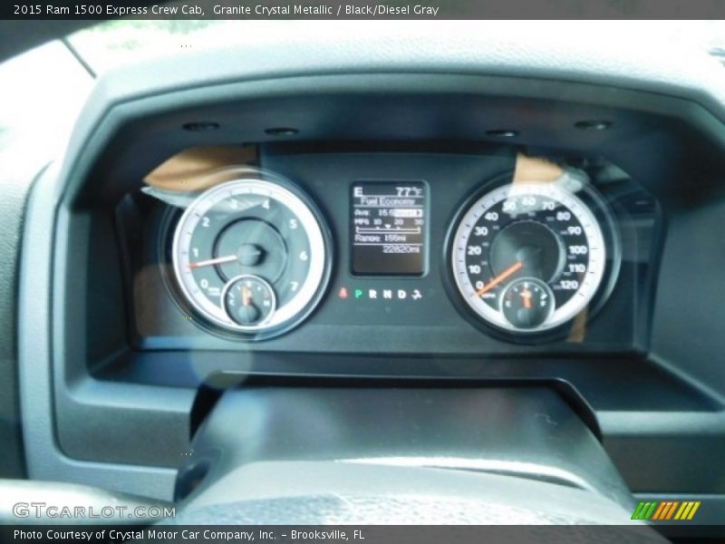 Granite Crystal Metallic / Black/Diesel Gray 2015 Ram 1500 Express Crew Cab