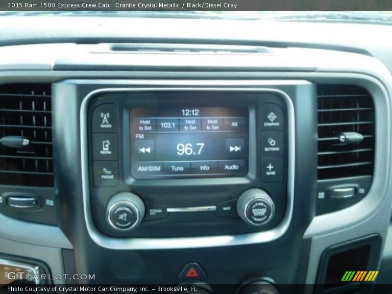 Granite Crystal Metallic / Black/Diesel Gray 2015 Ram 1500 Express Crew Cab