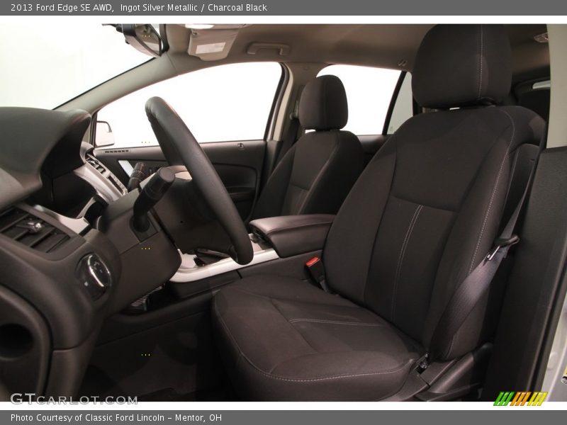 Ingot Silver Metallic / Charcoal Black 2013 Ford Edge SE AWD