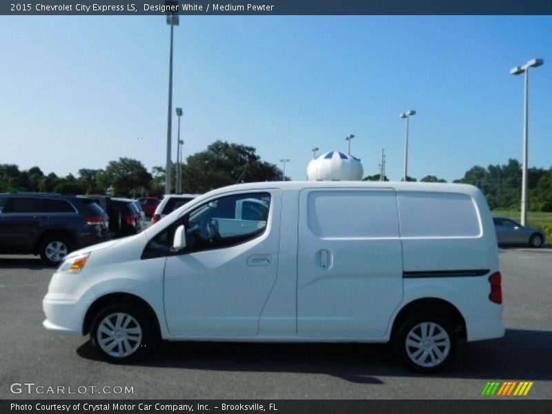 Designer White / Medium Pewter 2015 Chevrolet City Express LS