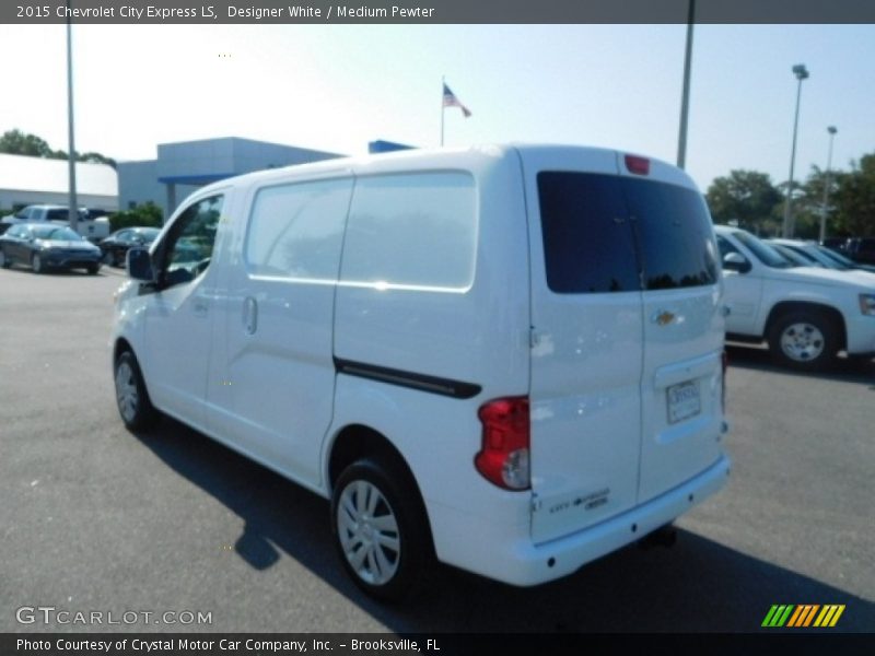 Designer White / Medium Pewter 2015 Chevrolet City Express LS