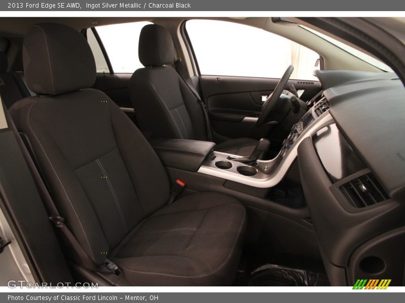 Ingot Silver Metallic / Charcoal Black 2013 Ford Edge SE AWD