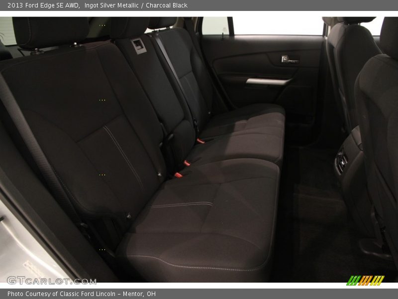 Ingot Silver Metallic / Charcoal Black 2013 Ford Edge SE AWD