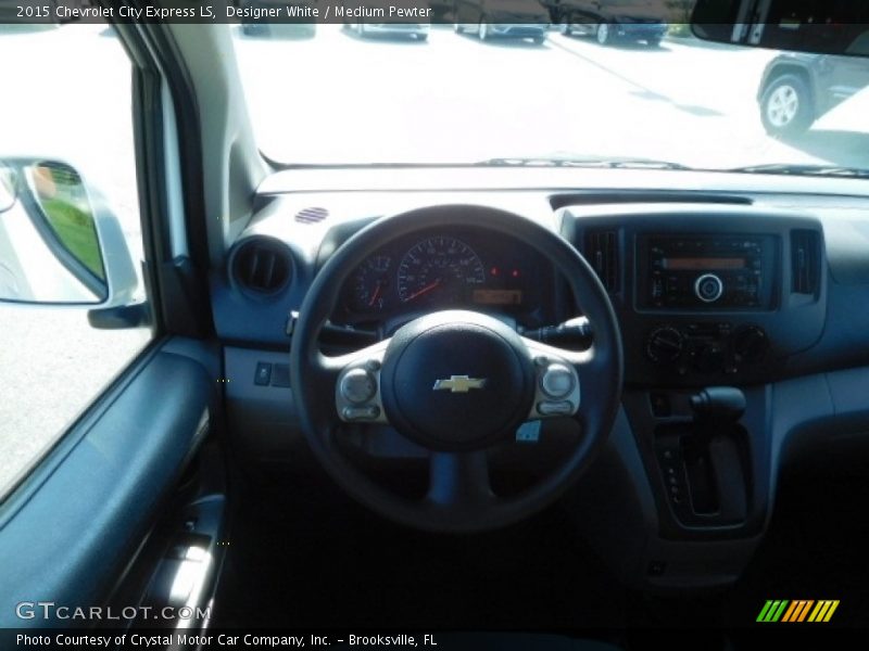 Designer White / Medium Pewter 2015 Chevrolet City Express LS