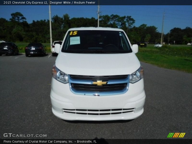 Designer White / Medium Pewter 2015 Chevrolet City Express LS