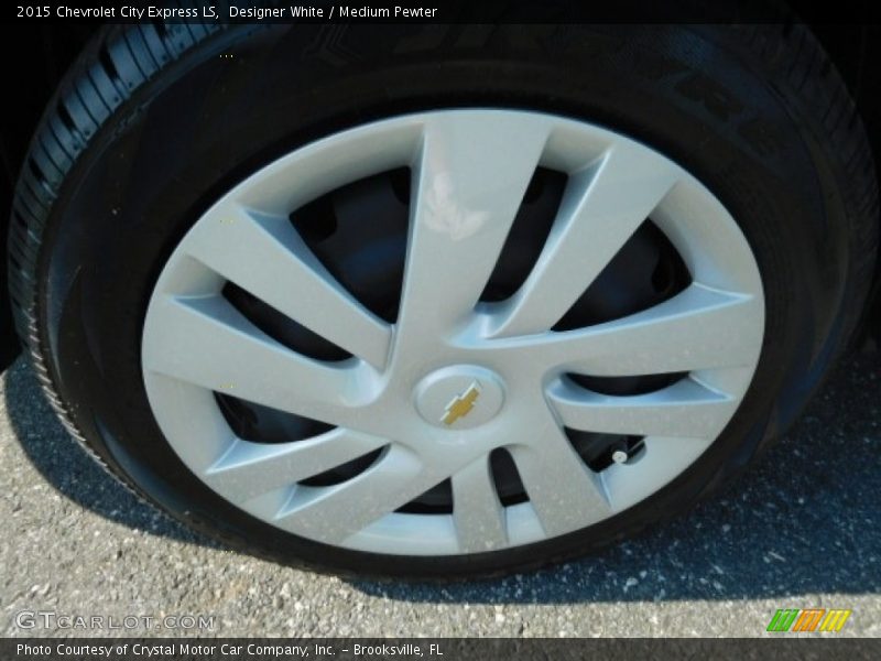 Designer White / Medium Pewter 2015 Chevrolet City Express LS