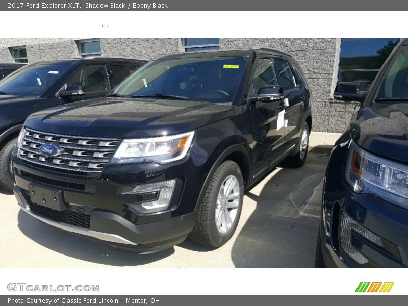 Shadow Black / Ebony Black 2017 Ford Explorer XLT