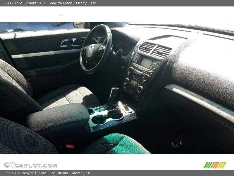 Shadow Black / Ebony Black 2017 Ford Explorer XLT