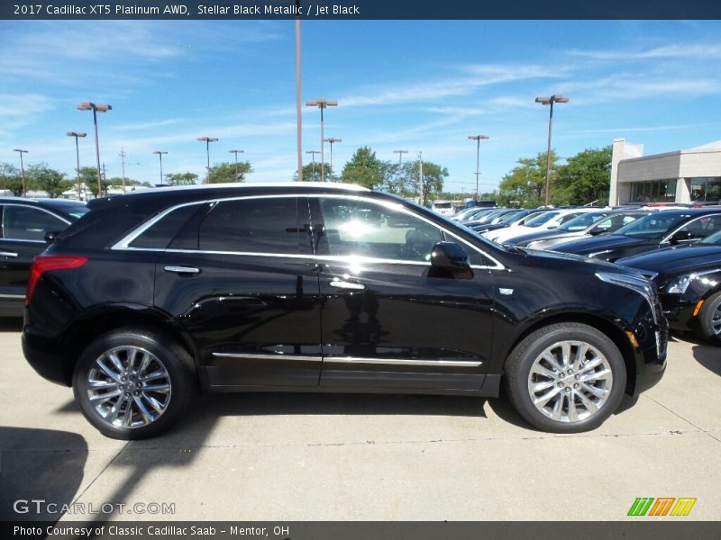 Stellar Black Metallic / Jet Black 2017 Cadillac XT5 Platinum AWD