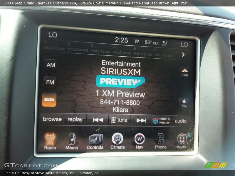 Granite Crystal Metallic / Overland Nepal Jeep Brown Light Frost 2014 Jeep Grand Cherokee Overland 4x4