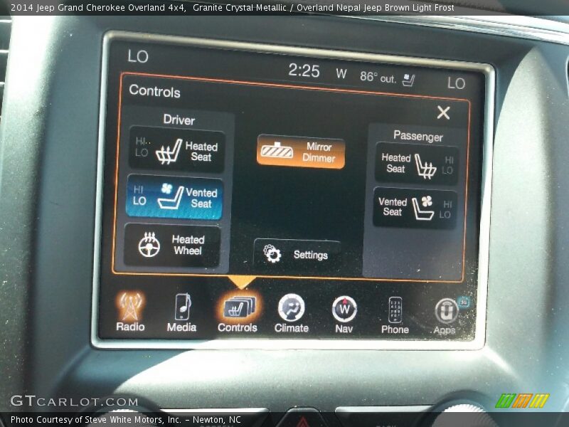Granite Crystal Metallic / Overland Nepal Jeep Brown Light Frost 2014 Jeep Grand Cherokee Overland 4x4